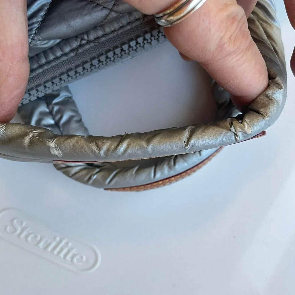 MZ Wallace Sutton Micro Tin/Steel Metal cross body bag - Picture 6 of 8